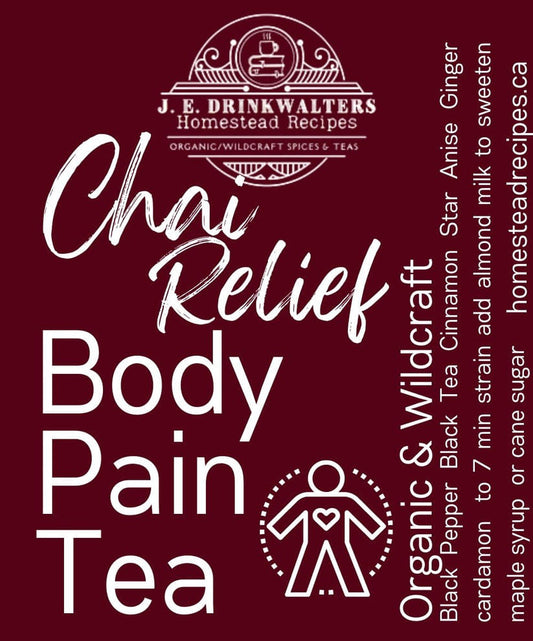 Body Pain Chai  Loose Leaf Tea Relief Collection