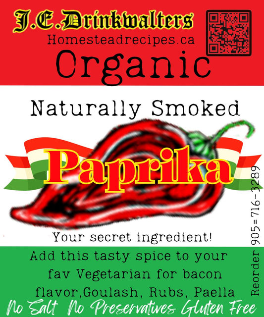 Organic Naturally Smoked Paprika Vegan