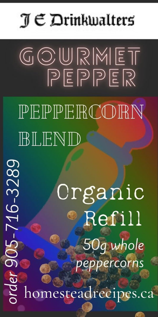 Organic Gourmet Peppercorn Blend