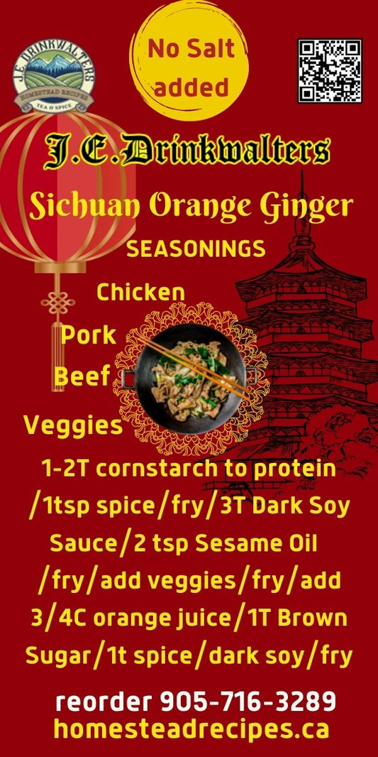 Sichuan Orange Ginger Spices